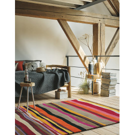 Tapis tufté main multicolore design rectangle Estella Summer