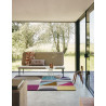 Tapis design multicolore tufté main pour salon Estella Harmony