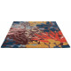 Tapis design tufté main floral laine et viscose Estella Submarin