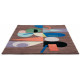 Tapis de salon multicolore tufté main design Estella Moonlight