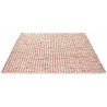 Tapis laine tissé main plat moderne rectangle Grain