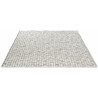 Tapis laine tissé main plat moderne rectangle Grain