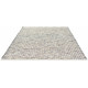 Tapis laine tissé main plat moderne rectangle Grain