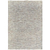 Tapis laine tissé main plat moderne rectangle Grain