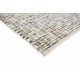 Tapis laine tissé main plat moderne rectangle Grain