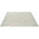 Tapis laine tissé main plat moderne rectangle Grain