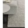 Tapis plat tissé main laine design pour salon Tumble