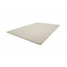 Tapis en polyester doux uni ivoire pour chambre Hawaii