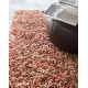 Tapis laine shaggy pour salon rectangle Young