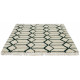 Tapis scandinave noué main laine avec franges Arabiska Geometrisk