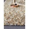 Tapis laine shaggy pour salon rectangle Young