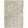 Tapis laine shaggy pour salon rectangle Young