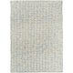 Tapis laine tissé main plat moderne rectangle Grain