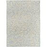 Tapis laine tissé main plat moderne rectangle Grain