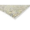 Tapis laine tissé main plat moderne rectangle Grain