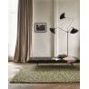 Tapis laine et jute tissé main plat moderne pour salon Marble