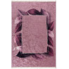 Tapis design plat lavable en machine floral Nocario