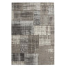 Tapis plat patchwork en coton et polyester Mirage