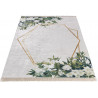 Tapis floral lavable en machine moderne Calvia