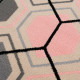Tapis scandinave à courtes mèches graphique Aboleira