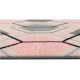 Tapis scandinave à courtes mèches graphique Aboleira