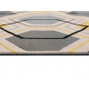 Tapis scandinave à courtes mèches graphique Aboleira