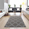 Tapis moderne rectangle à courtes mèches graphique Pelago