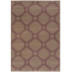 Tapis moderne rectangle à courtes mèches graphique Pelago