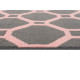 Tapis moderne rectangle à courtes mèches graphique Pelago