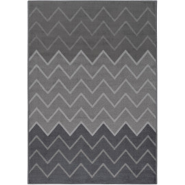 Tapis géométrique à courtes mèches design Conway