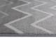 Tapis géométrique à courtes mèches design Conway