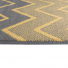 Tapis géométrique à courtes mèches design Conway