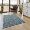 Tapis graphique rectangle scandinave intérieur Garret