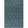 Tapis graphique rectangle scandinave intérieur Garret