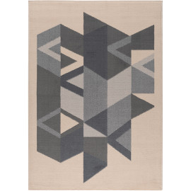 Tapis à courtes mèches design géométrique Miliana
