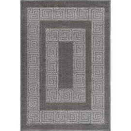 Tapis baroque à courtes mèches rectangle Gaya