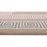 Tapis baroque à courtes mèches rectangle Gaya