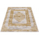 Tapis effet 3D en polyester baroque brillant Notshi