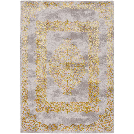 Tapis effet 3D en polyester baroque brillant Notshi