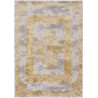 Tapis effet 3D en polyester baroque brillant Notshi