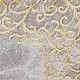 Tapis effet 3D en polyester baroque brillant Notshi