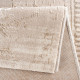 Tapis vintage brillant en polyester rayé Alizee