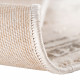 Tapis vintage brillant en polyester rayé Alizee