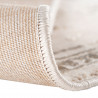 Tapis vintage brillant en polyester rayé Alizee