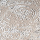 Tapis vintage brillant en polyester rayé Alizee