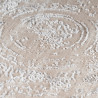 Tapis vintage brillant en polyester rayé Alizee