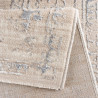 Tapis vintage brillant en polyester rayé Alizee