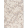 Tapis graphique effet marbre brillant moderne Gondo