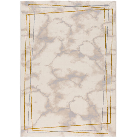 Tapis contemporain beige brillant en polyester Toulon