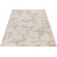 Tapis contemporain beige brillant en polyester Toulon